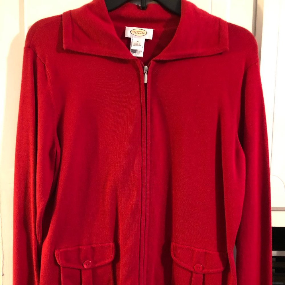 Talbots women's size medium sweater jacket